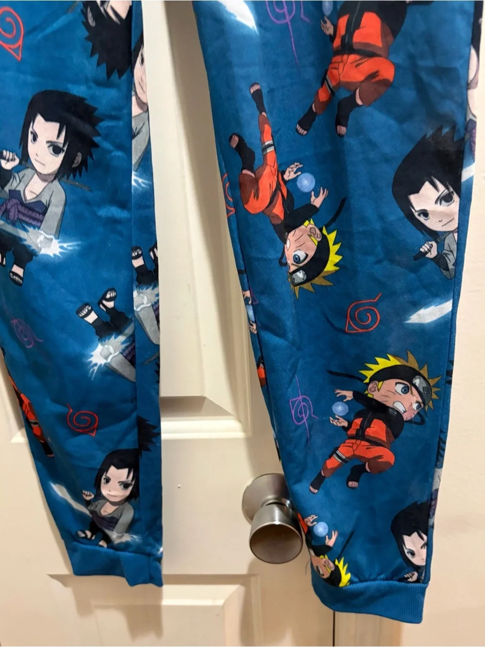 NWT Naruto Graphic Blue Pajama Pants Men’s Sleep Joggers